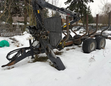 Prodej •	vyvážecí vlek PALMS 8s s hydraulickou rukou PALMS 