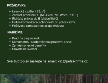 Hajný- lesník Jesenicko/Javornicko