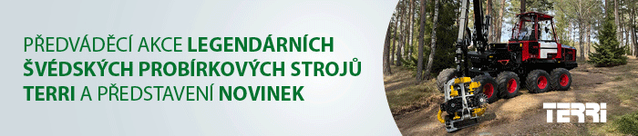 P&L předváděcí akce švédských probírkových strojů Terri