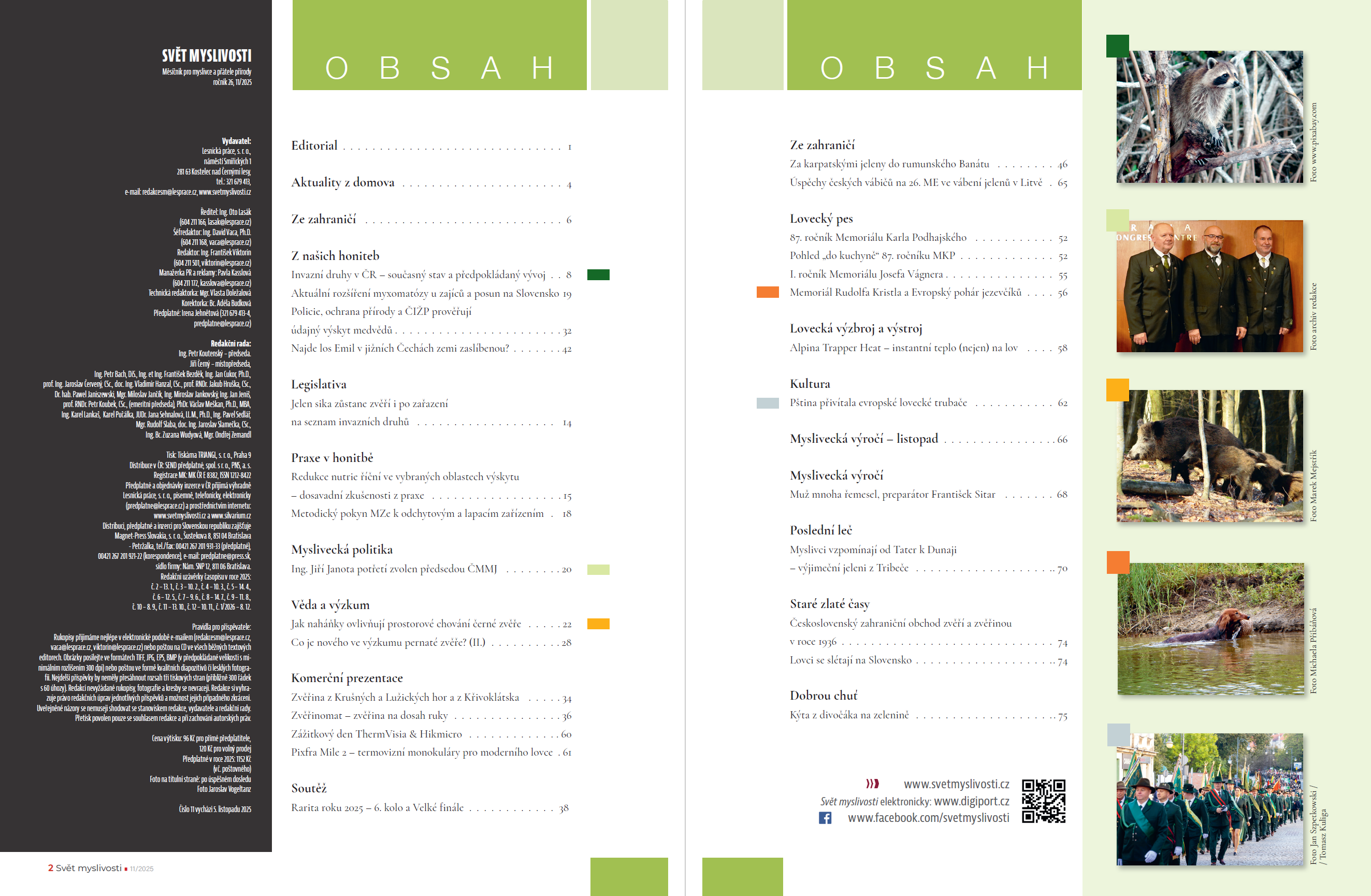 OBSAH AKTUÁLNÍHO ČÍSLA: Image